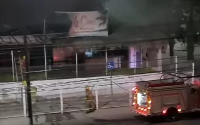 Incendio en Restaurante de Mariscos en León